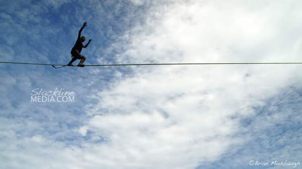 Allan Pinheiro walking amongst the clouds