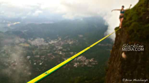 Hayley Ashburn high above Rio de Janeiro