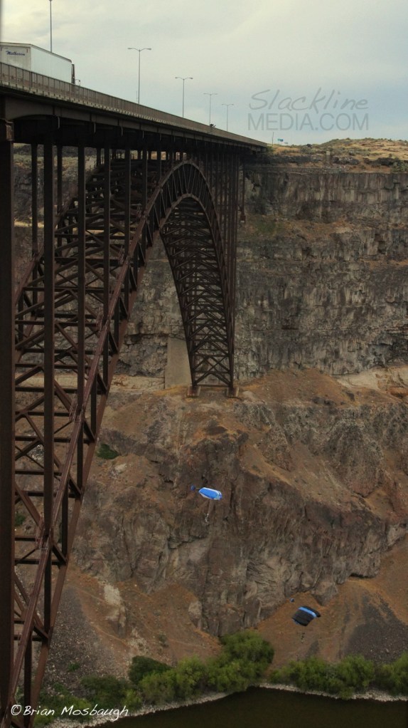 2-way jump from the bridge